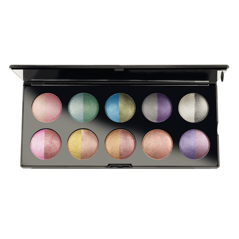 Glamgals Hollywood-U.S.A 20 color baked Eyeshadow, Multicolor - Distacart