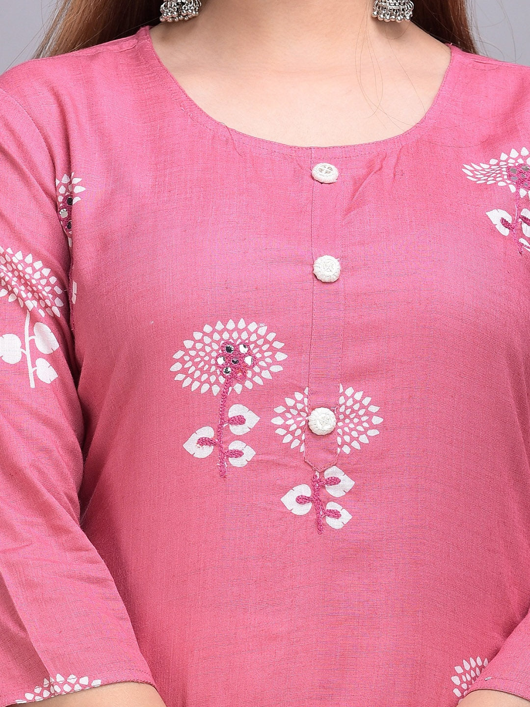 Sangria Ethnic Motifs Printed Kurta with Palazzos & Dupatta - Distacart