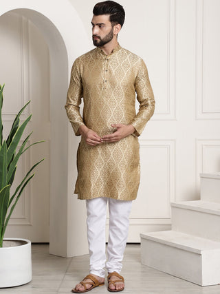 Sojanya Ethnic Motifs Woven Design Regular Kurta With Churidar - Distacart