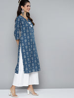 Thumbnail for HERE&NOW Women Geometric Printed Kurta - Distacart
