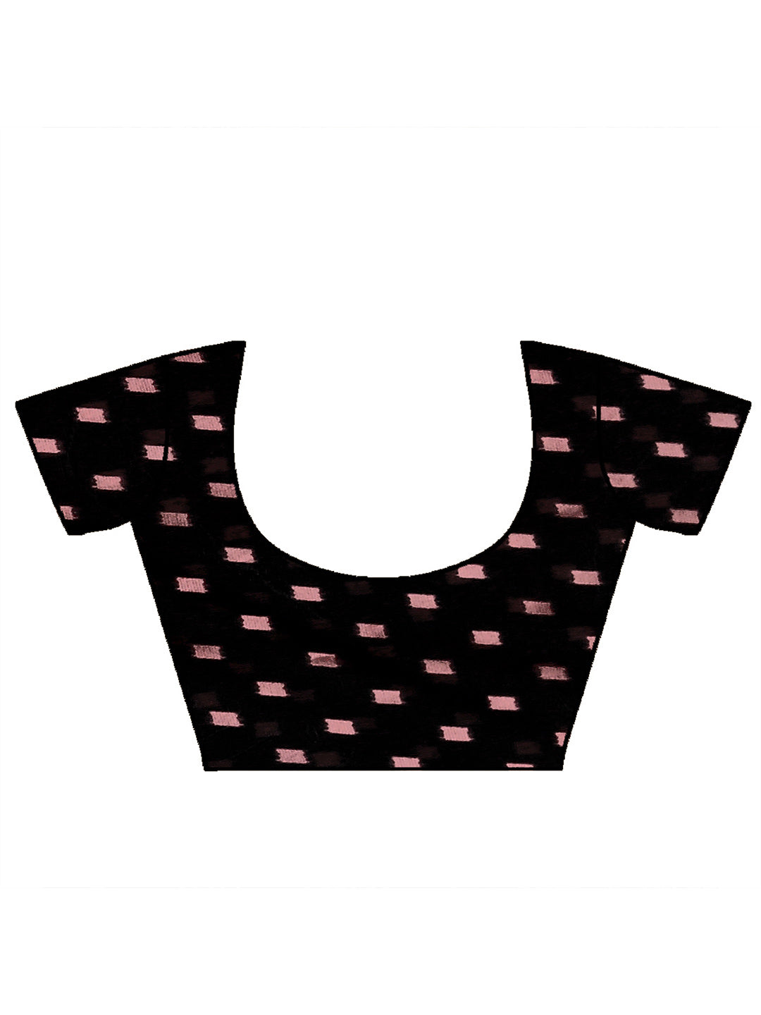 Kalini Pink & Black Floral Saree - Distacart