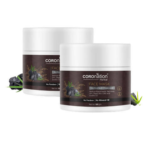 Coronation Herbal Activated Charcoal Face Mask - Distacart