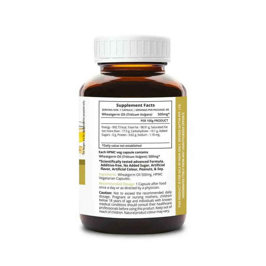 Sri Sri Tattva Supasupp Wheat Germ Oil Capsules - Distacart