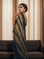 Thumbnail for Kalini Embellished Sequinned Pure Georgette Saree - Distacart