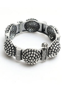 Thumbnail for Mominos Fashion Kamal Johar Oxidised German Silver Bangles Set