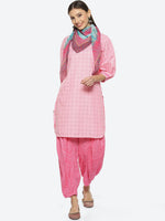 Thumbnail for Biba Women Printed Kurta With Salwar & Dupatta - Distacart