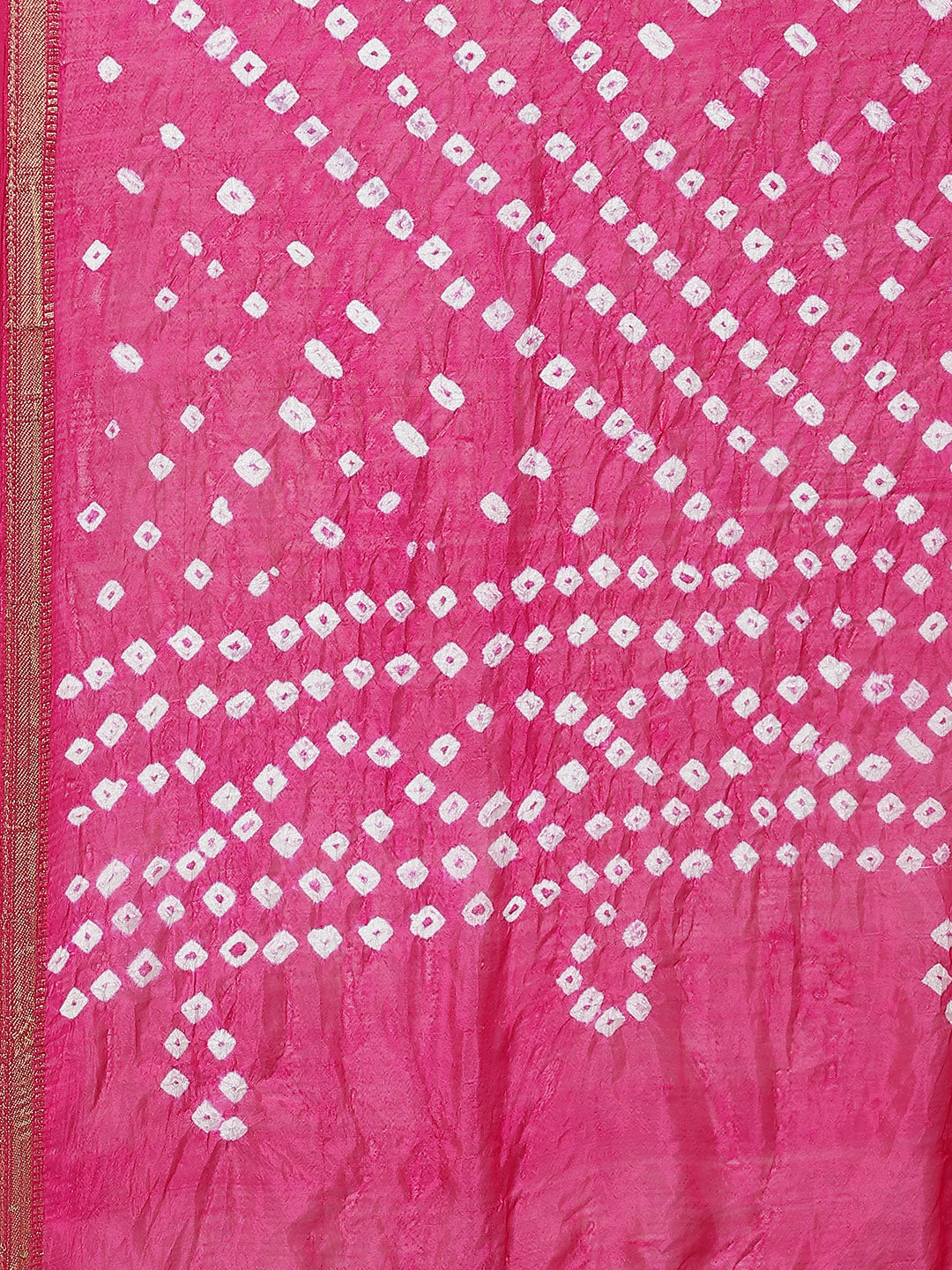 Juniper Women Fuchsia Shantoon Bandhani Na Dupatta - Distacart
