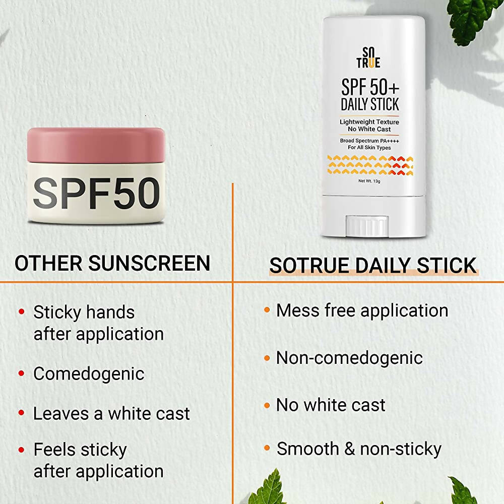 Sotrue SPF 50+ Daily Sunscreen Stick - Distacart