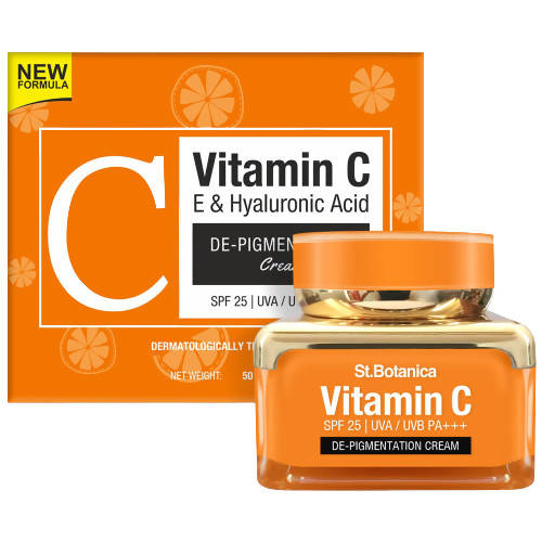 St.Botanica Vitamin C, E &amp; Hyaluronic Acid De-Pigmentation Cream
