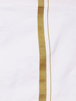 Thumbnail for Sethukrishna Boys Navy Blue Shirt With Readymade Dhoti - Distacart