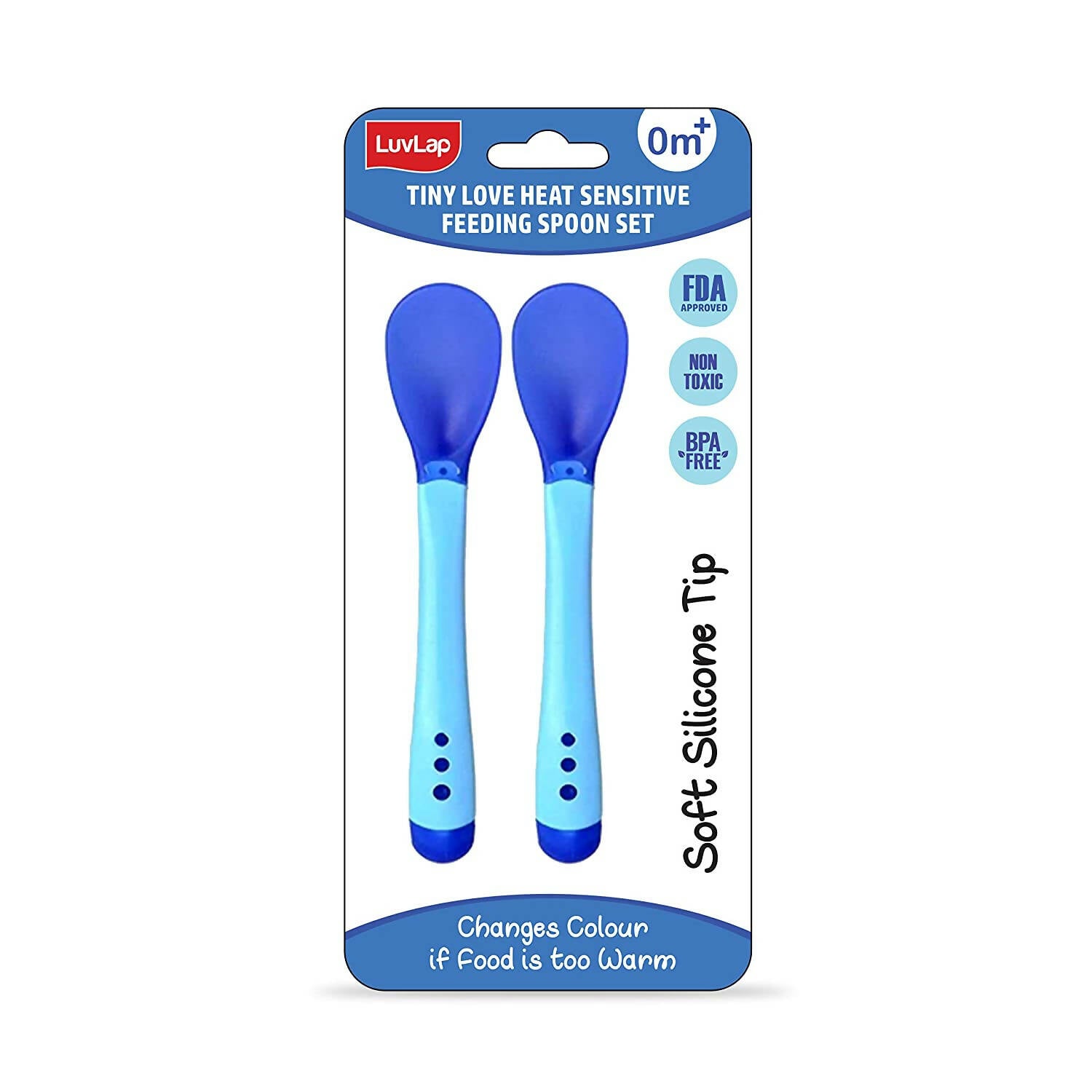 LuvLap Tiny Love Heat Sensitive Baby Feeding Spoons Set - Distacart