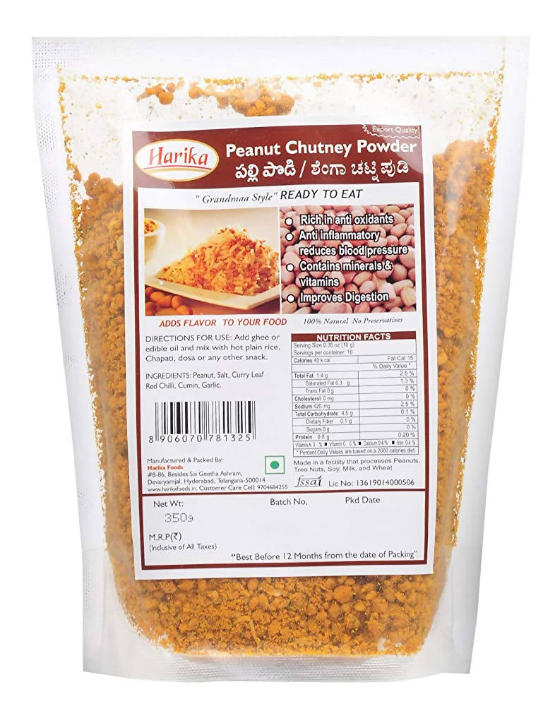 Harika Peanut Chutney Powder - Distacart