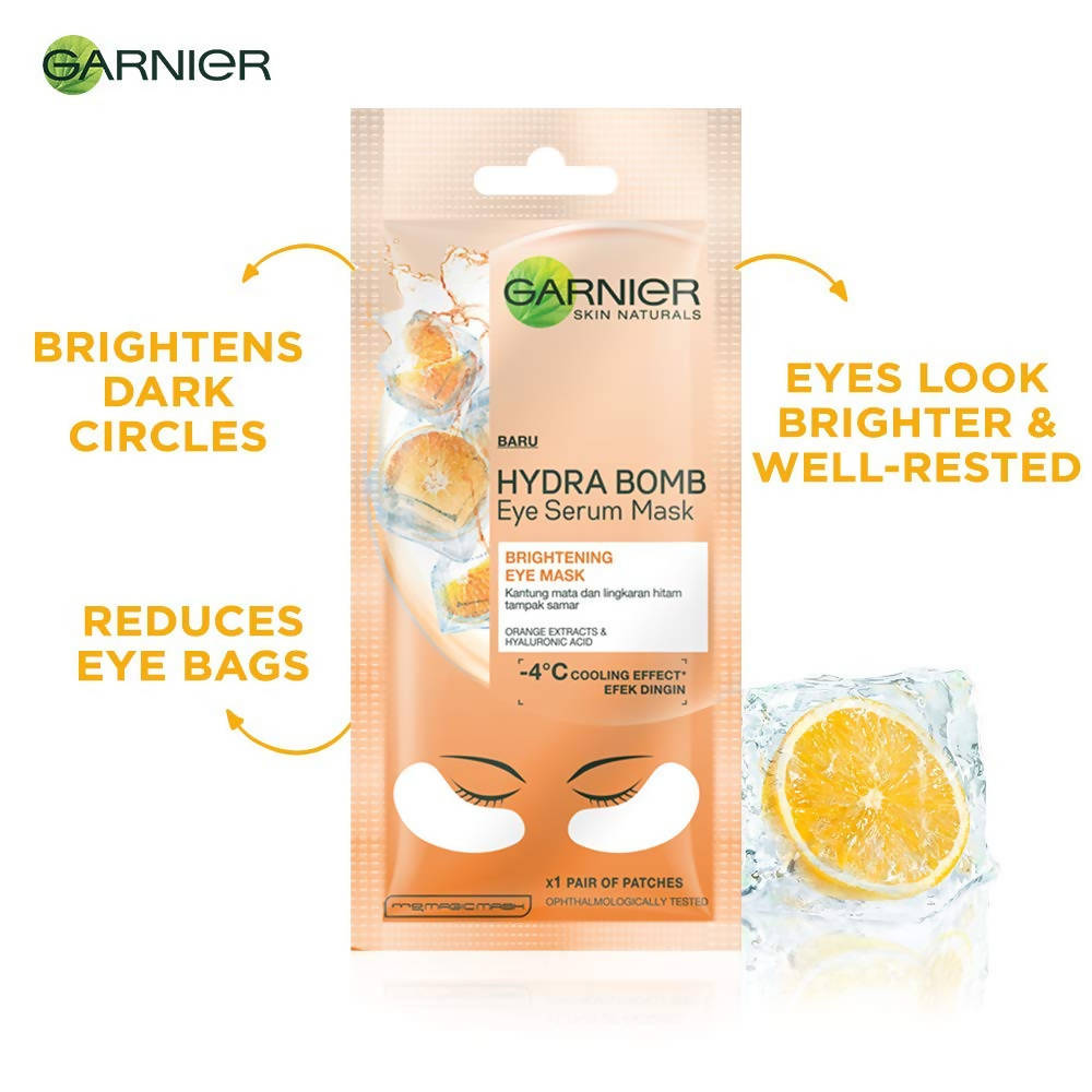 Garnier Hydra Bomb Eye Serum Orange Mask - Distacart