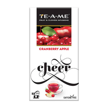 Teame Cranberry Apple Cheer Tea Bags - Distacart
