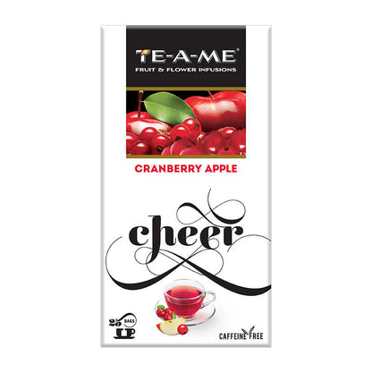 Teame Cranberry Apple Cheer Tea Bags - Distacart