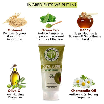 Inatur Olive Scrub