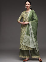 Thumbnail for Kalini Floral Printed Kurta with Palazzos & Dupatta - Distacart