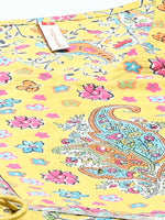 Thumbnail for Juniper Womens Yellow Cambric Printed Maxi Dress - Distacart