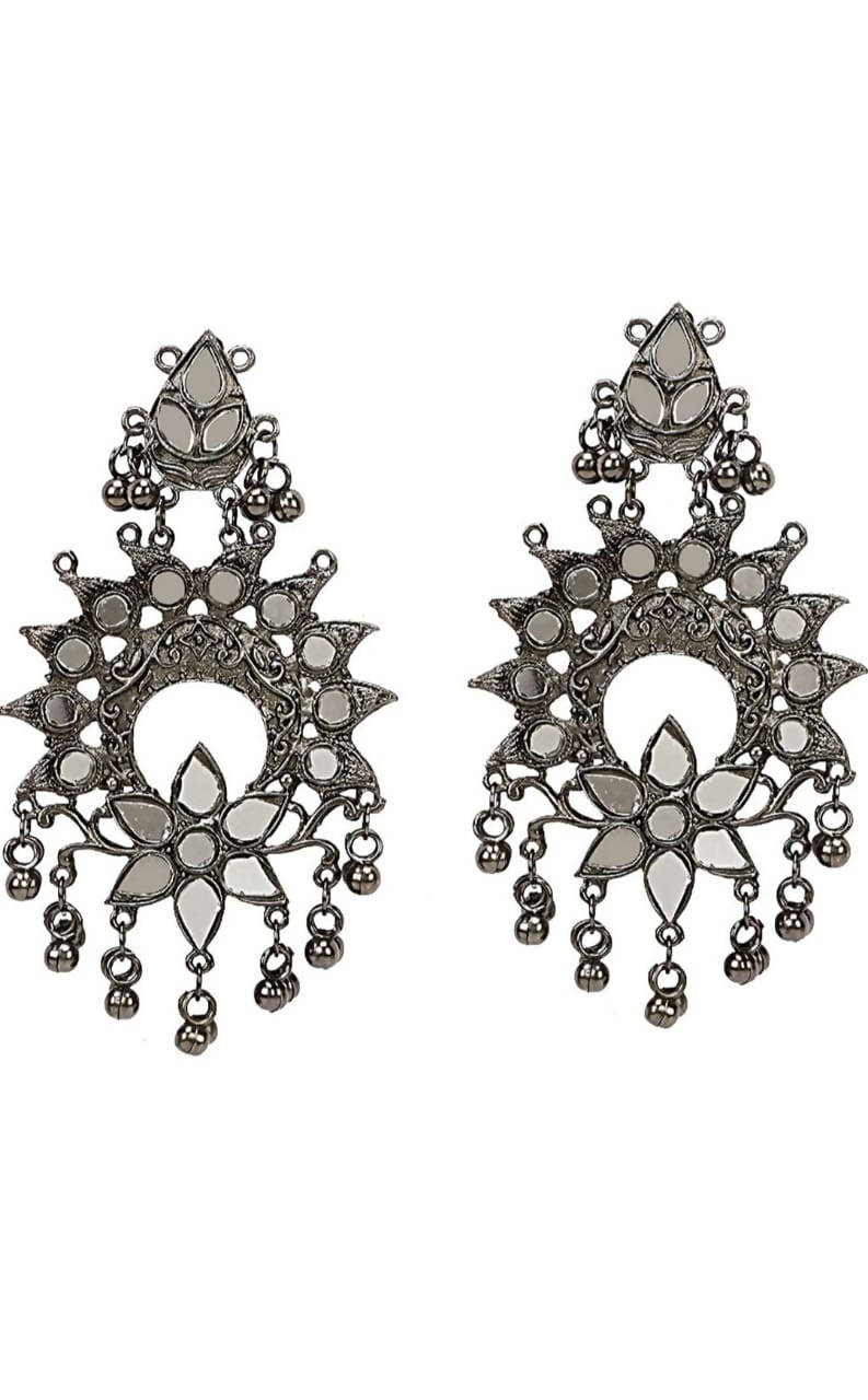 Mominos Fashion Traditional Mirror Design Necklace Set Mangalsutra - Distacart