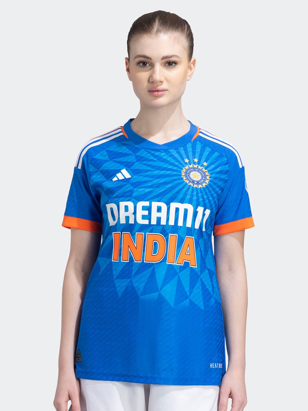 Adidas Typography Printed T20 International Cricket Jersey T-shirt - Distacart