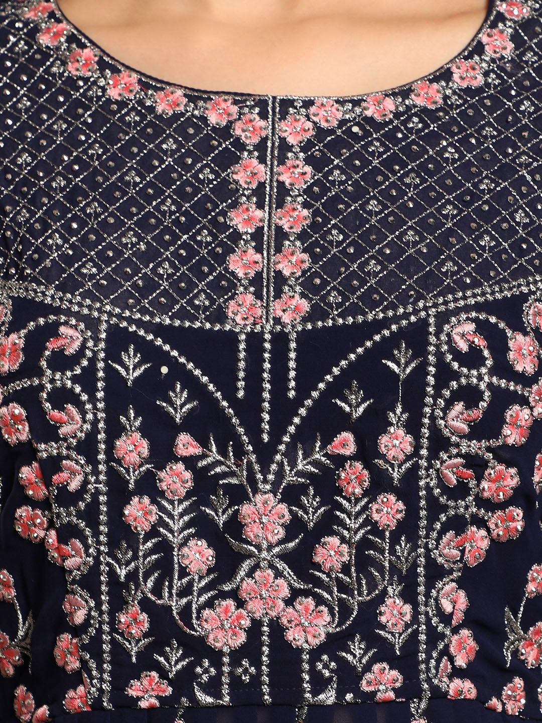 Kalini Floral Embroidered Kurta With Sharara - Distacart