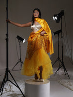 Thumbnail for Tikhi Imli Satin embroidered Ready to Wear Saree - Distacart