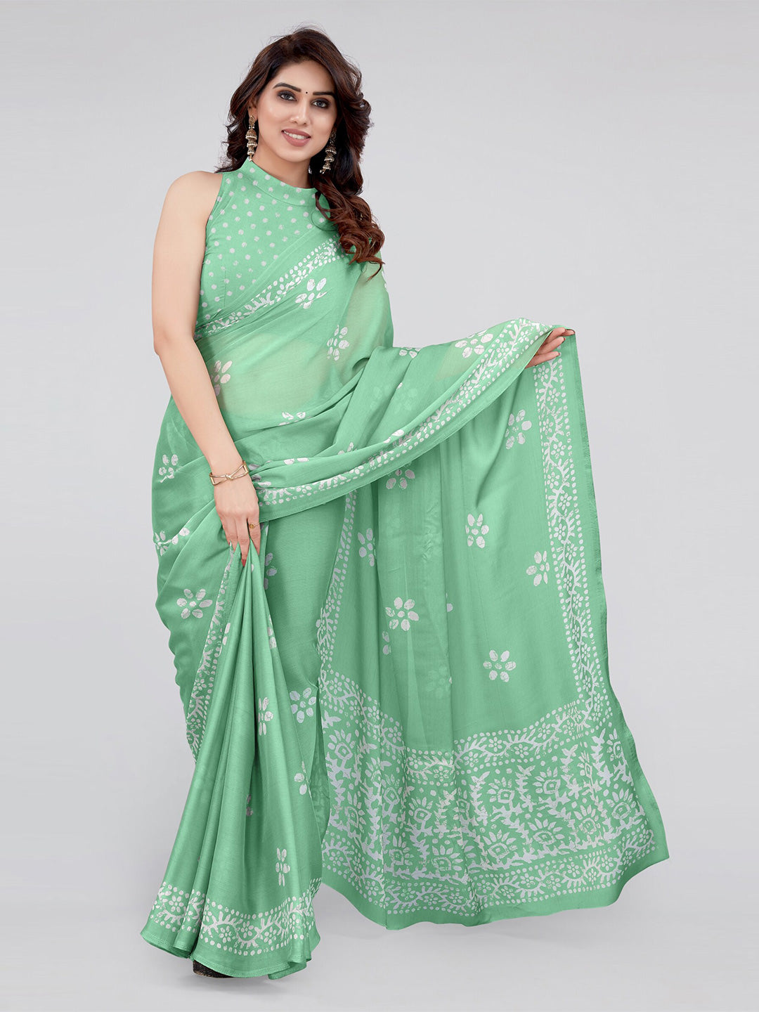 Kalini Batik Printed Saree - Distacart