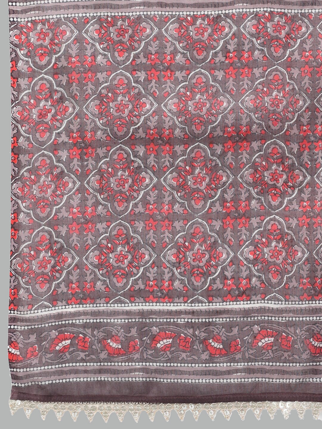 Kalini Women Ethnic Motifs Printed Pure Cotton Kurta with Salwar & Dupatta - Distacart