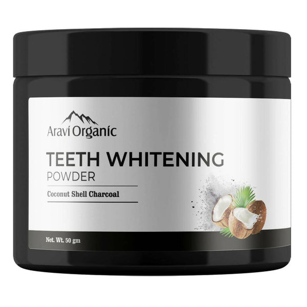 Aravi Organic Teeth Whitening Activated Charcoal Powder - Distacart
