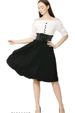 Thumbnail for PAVONINE Black Color Kansai Midi For Girls - Distacart