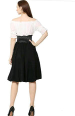 Thumbnail for PAVONINE Black Color Kansai Midi For Girls - Distacart