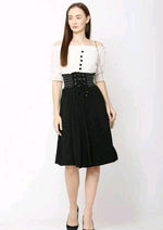 Thumbnail for PAVONINE Black Color Kansai Midi For Girls - Distacart