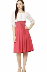 Thumbnail for PAVONINE Piyaji Color Kansai Midi For Girls - Distacart