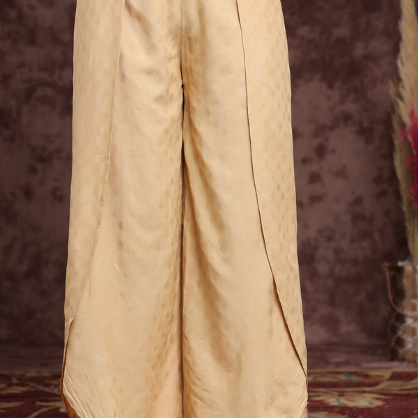 Juniper Women's Gold Rayon Printed Tulip Dhoti Pant - Distacart