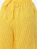 Thumbnail for Biba Women Off White Printed Pure Cotton Kurta with Palazzos - Distacart