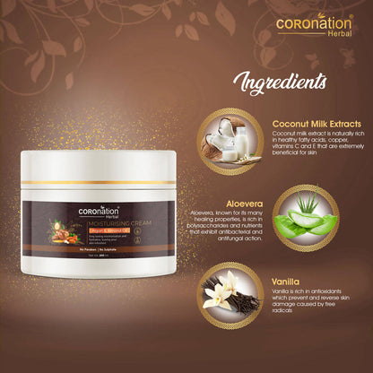 Coronation Herbal Coconut and Vanilla Moisturizing Cream - Distacart