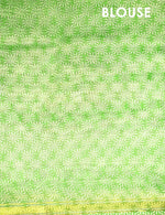 Thumbnail for Fern Green Colour Floral Print Semi Chanderi Saree By Gayathri Reddy Designer Studio - Distacart
