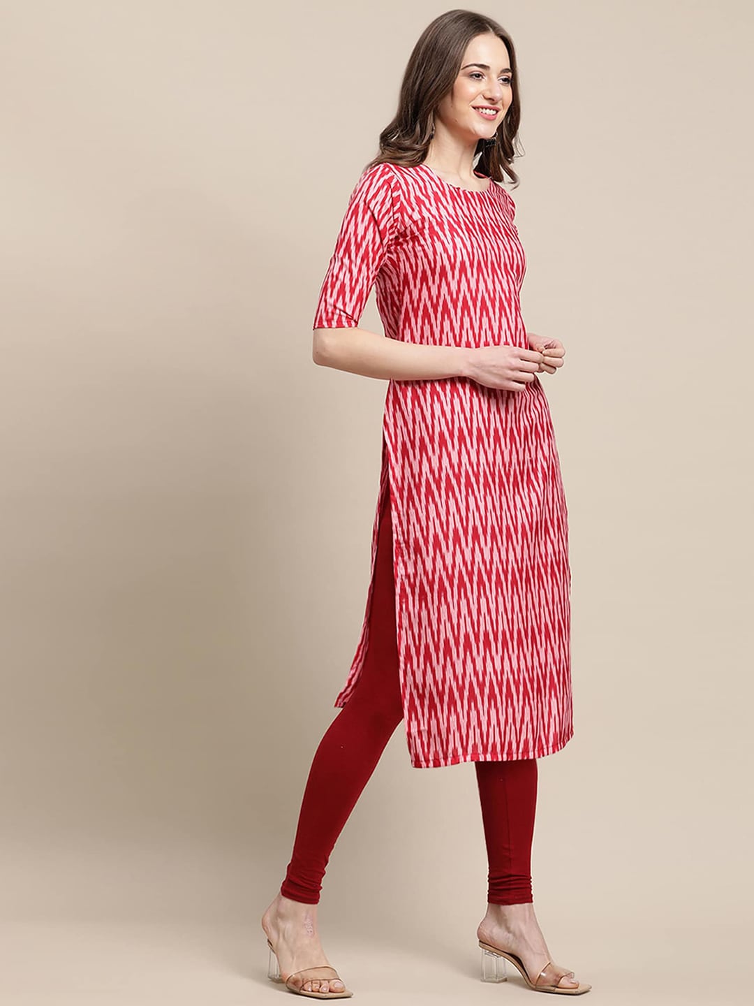 Kalini Women Pack of 2 Geometric Printed Crepe Kurtas - Distacart