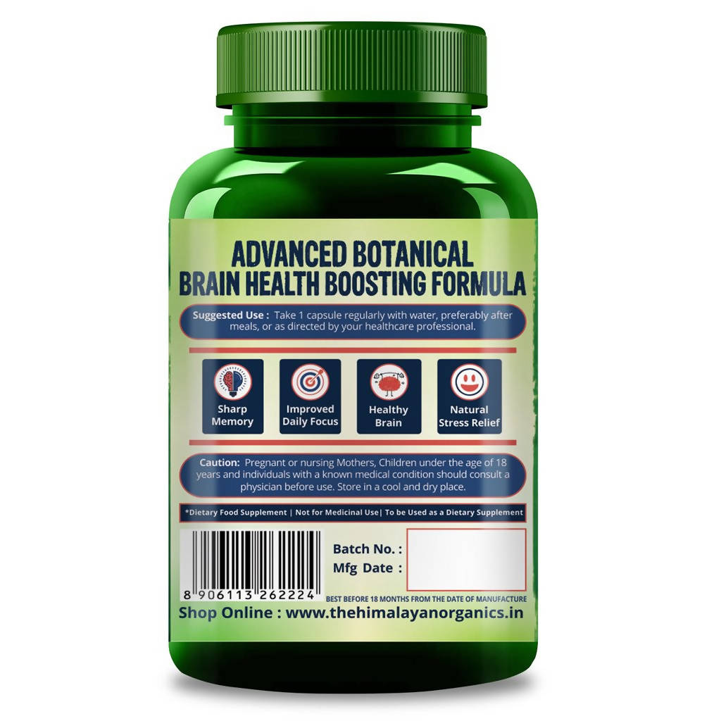 Himalayan Organics Plant-Based Brain Booster Supplement 