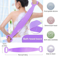 Thumbnail for Favon Silicon Soft Cleaning Body Bath Belt Scrubber for Cleansing and Dead Skin Removal - Distacart