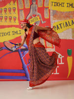 Thumbnail for Tikhi Imli Ethnic Motifs Printed Cotton Ready to Wear Saree - Distacart