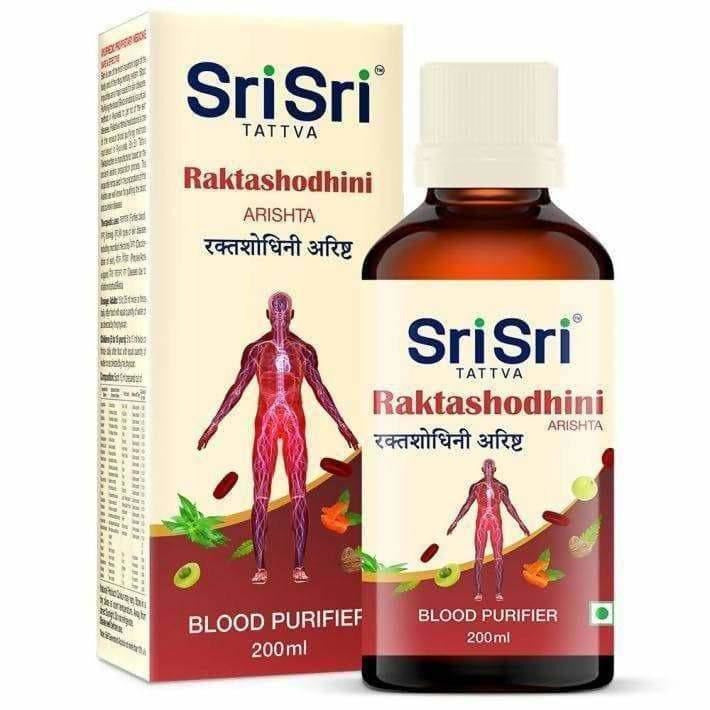 Sri Sri Tattva Raktashodhini Arishta Syrup - Blood Purifier (200 ml) - Distacart