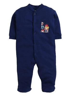 Daddy - G Rompers/Sleepsuits/Jumpsuit /Night Suits for New Born Babies - Navy Blue - Distacart