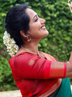 Thumbnail for Kalini Ethnic Motif Woven Design Zari Banarasi Saree - Distacart
