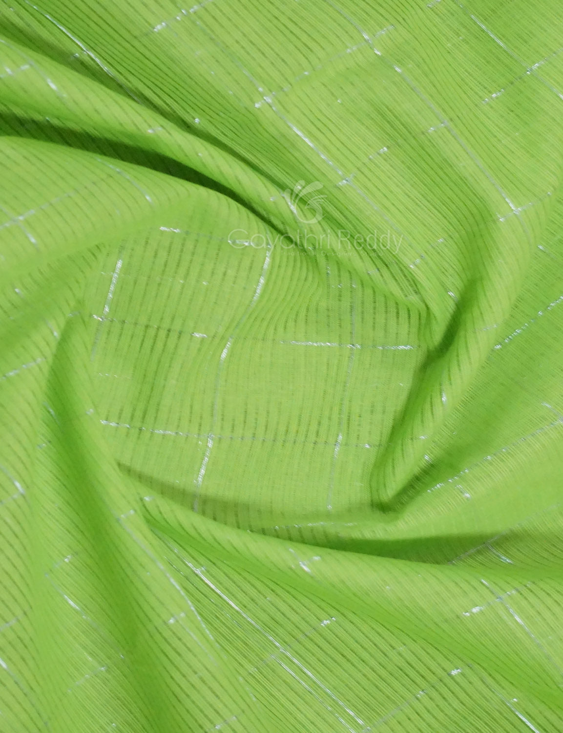 Dual Shade of Apple Green And Baby Pink Pure Mangalgiri Cotton By Gayathri Reddy Designer Studio - Distacart