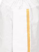 Thumbnail for Sethukrishna Boys Green Angrakha Pure Cotton Kurta with Churidar - Distacart
