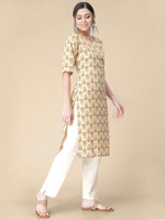 Thumbnail for Kalini Floral Printed Regular Kurta with Trousers - Distacart