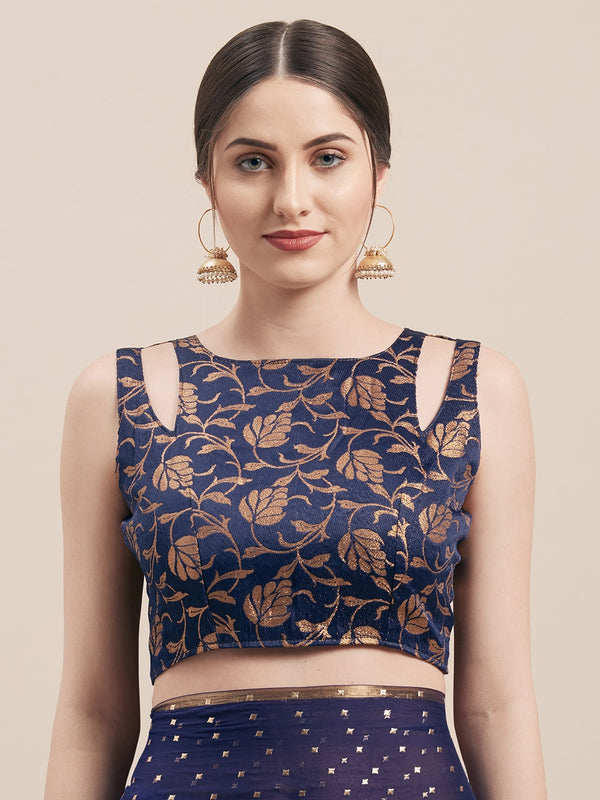 Tikhi Imli Blue Embellished Saree - Distacart