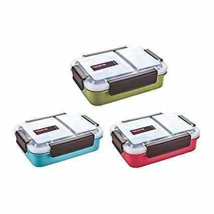 Stainless Steel Lunch Box Removable Stainless Steel in 2 Compartments - Distacart