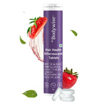 Thumbnail for BeBodywise Hair Health Effervescent Tablets for Women -Strawberry - Distacart